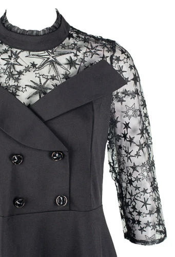 Платье женское комбинированное 251930 фото 3