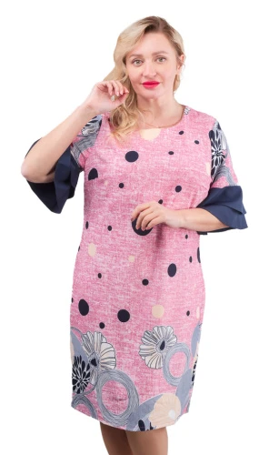 Платье женское рукав волан 252797