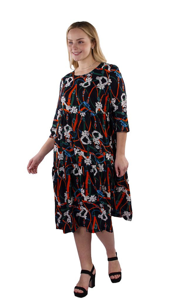 Платье женское ярусное 2300468