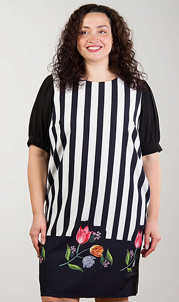 Платье женское в полоску 253055