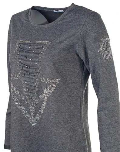 Платье женское со стразами 250621 фото 2