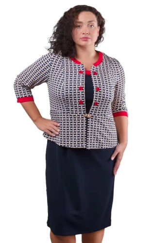 Платье женское с баской 252549