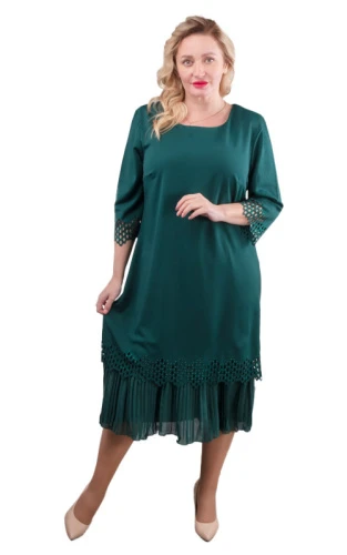 Платье женское с плиссированной оборкой 252792 фото 2