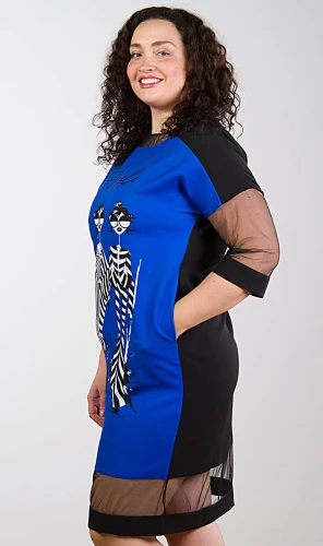 Платье женское с принтом 253057 фото 2