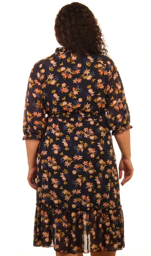 Платье женское шифоновое на резинке 253363 фото 2